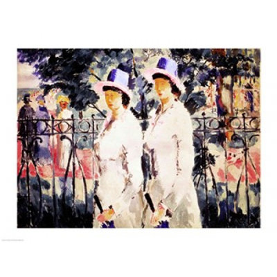 " The Sisters " by Kazimir Malevich Painting Print