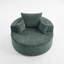 Fauteuil-lit moderne de 55 pouces avec dossier moelleux et appui-tête, aucun assemblage requis-1764790593
