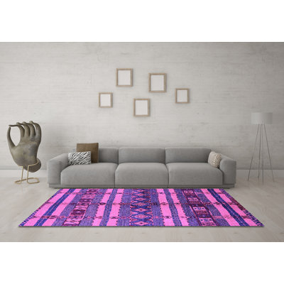 Washable Geometric Indoor Rug