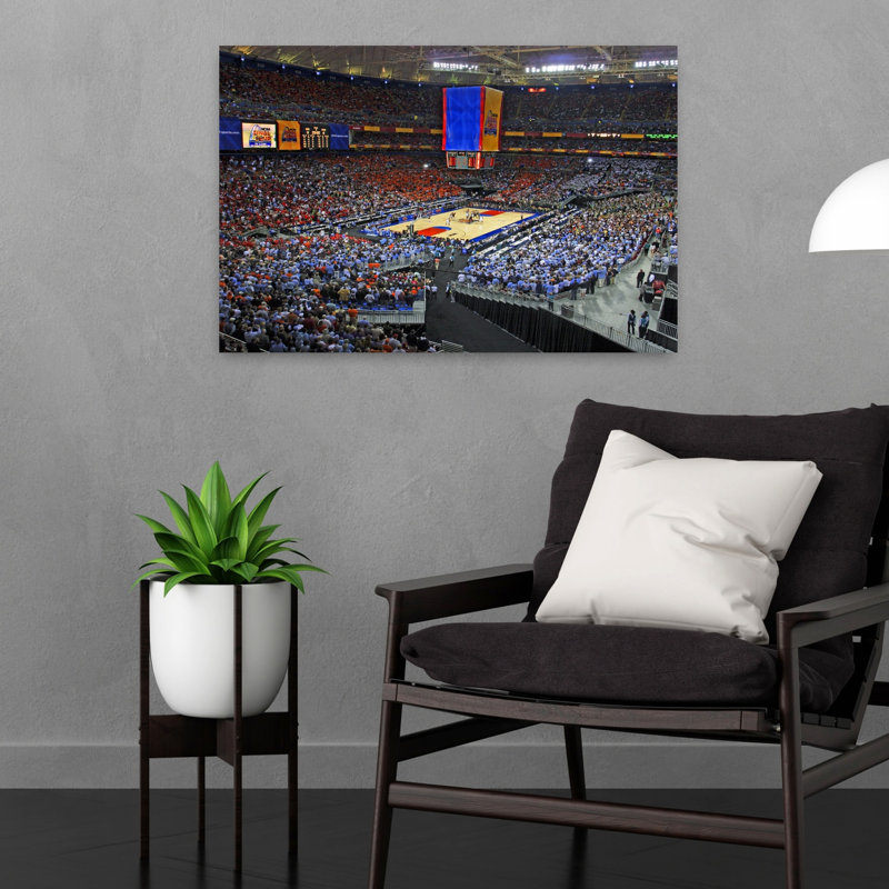 Basketball Match In Progress Michigan State Spartans Men's Basketball Michigan State University East Lansing Michigan USA by Brad LaPayne - Wrapped Canvas Print