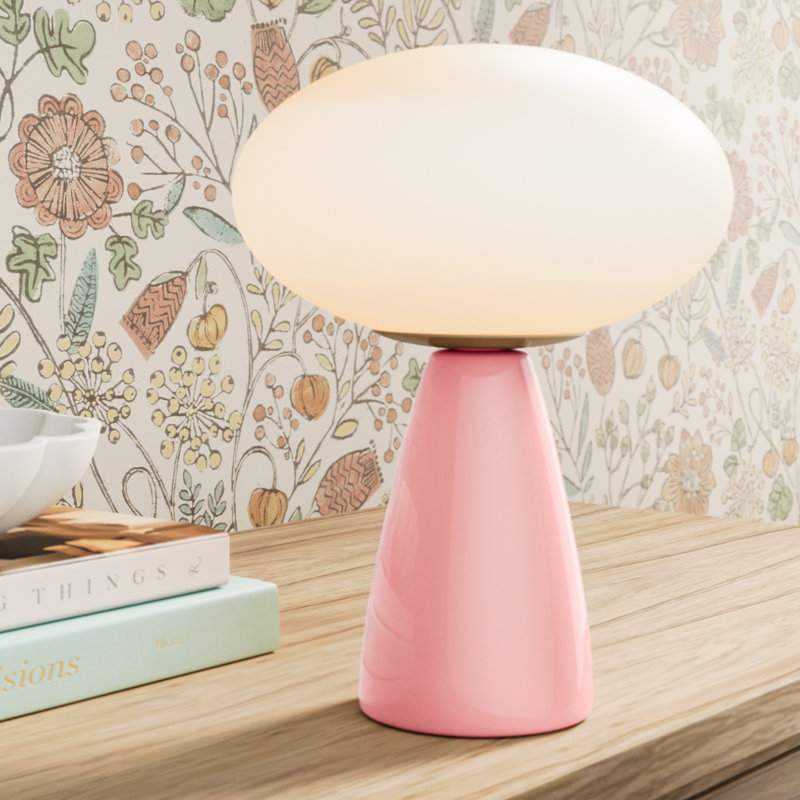 Lampe de table en céramique Deckard, Rose