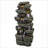 Fountains | 47.2" 6-Tier Cascading Outdoor Water Fountain for Garden Patio, LED Lights, Slate Gray Natural Stone | Gray|Resin
Color Alternative Vocabulary Table:
gray: light gray; dark gray; charcoal gray; slate gray