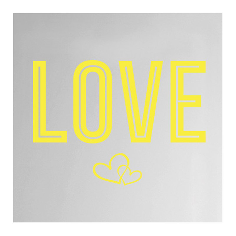 Wall Decal, Bright Yellow