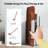Book Stand For Reading With 360° Rotating Base, Adjustable Book Holder Cookbook Stand For Desk With Book Light, Foldable Desktop Stand For Textbook, Recipe, Sheet Music, Laptop