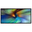 «Colorful Marbleized Swirl Abstract Leaf», impression sur toile-373368552-373368553