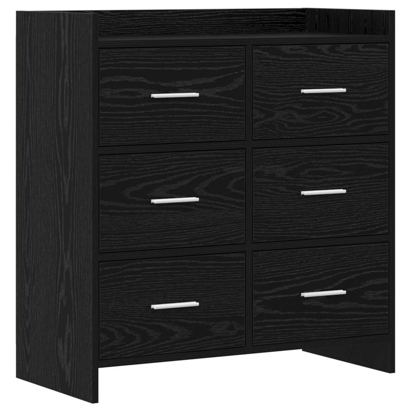 75cm Sideboard, Black Oak