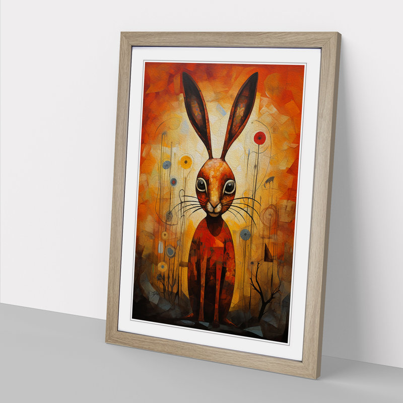 Hare Orphism Art - Framed Print