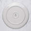 Assiette plate en porcelaine Premium Privilege Coupe en tissu craquelé | Blanc | Paquet de 6 | 11 po | Va au micro-ondes et au lave-vaisselle