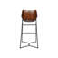 Brisben Upholstered Stool with Metal Frame-811482869-811482874