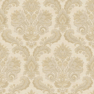 Tarn Floral Damask Wallpaper