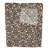 Fabdivine 18X18 Inch Floral Block Print Napkin Handcrafted for Beautiful Tables Napkin Set of 4- Mahalaxmi Brown