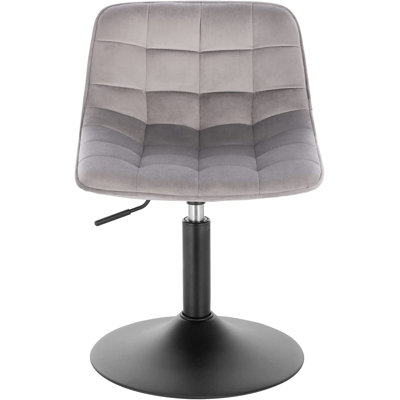 Suncrest Swivel Upholstered Adjustable Height Counter Stool with Metal Frame