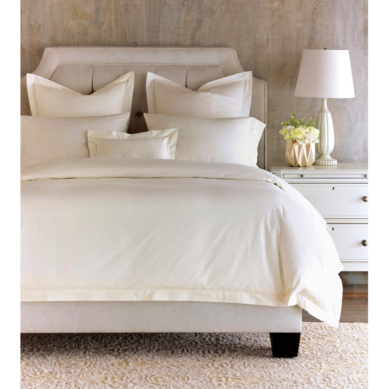 Gianna Cotton Pillow Sham, Queen, Ivory