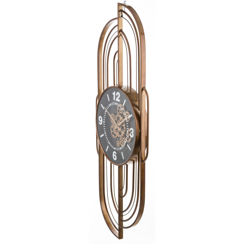 Akan Metal Wall Clock