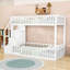 Lit superposé simple en bois avec escalier de rangement-1882680304