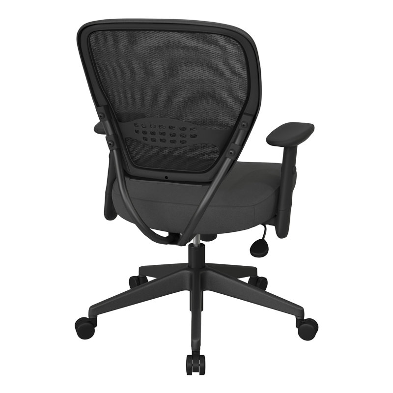 Chaise de travail ergonomique en filet SPACE, Icône - gris