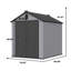 XWT012-1 Remise de rangement en plastique 6 * 8Ft pour grand jardin