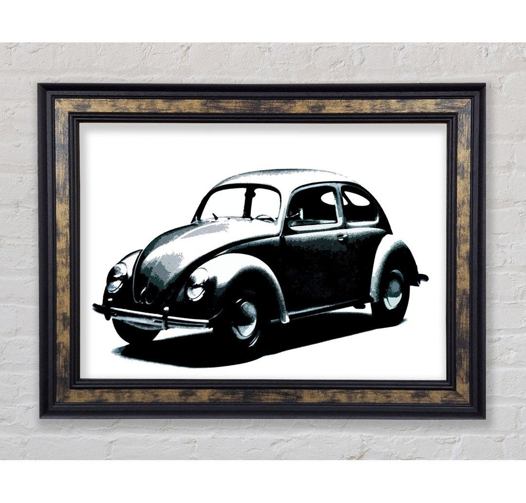 Classic Vw Beetle - Einzelner Bilderrahmen Kunstdrucke