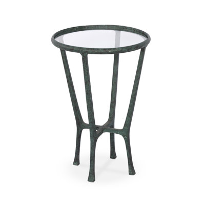Beulah Glass Top End Table