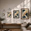 Curved Forms In Motion Minimalist - Print-1486302808-1486302810