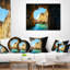 Coussin Seashore Sea à travers Rocky Cave Portugal-89812299-29350895