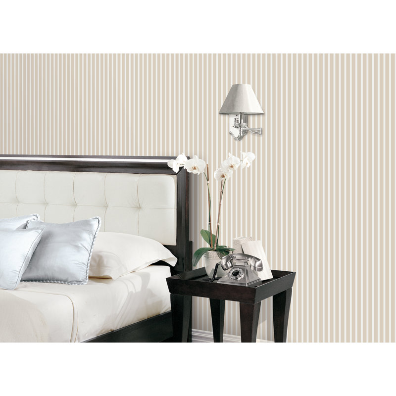 Ayden 10m x 53cm Matte Wallpaper Roll, Beige/White