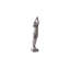 Aluminum Standing Diving Statue