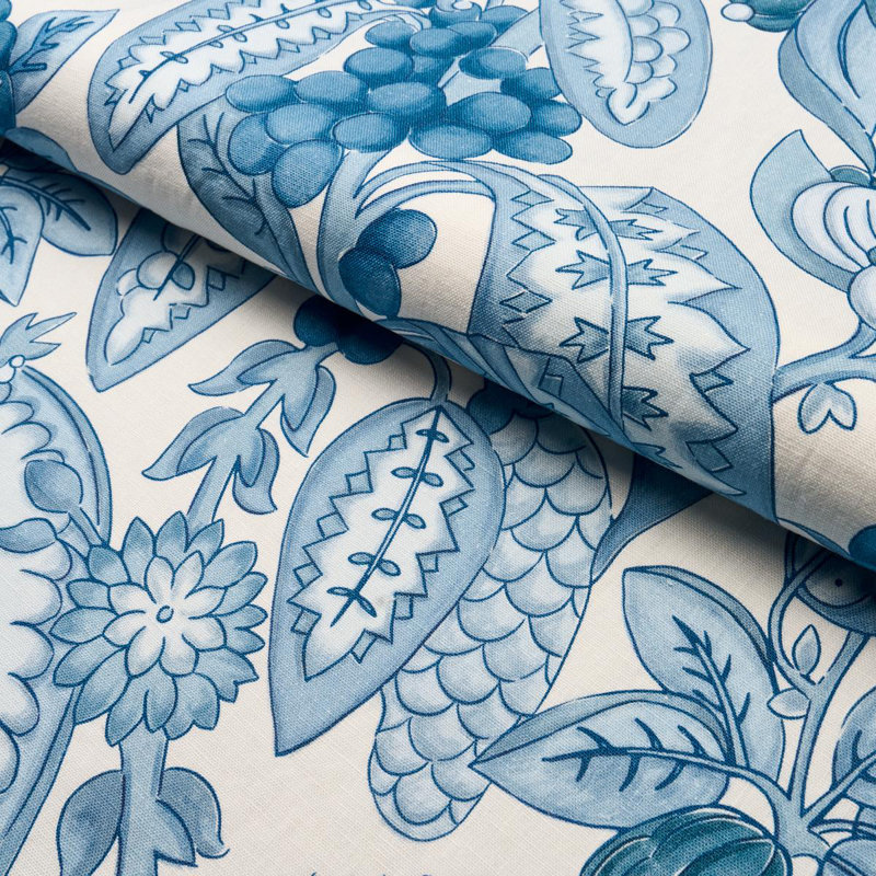 Schumacher X Timothy Corrigan Fruits De Saison Fabric, Méditerranée