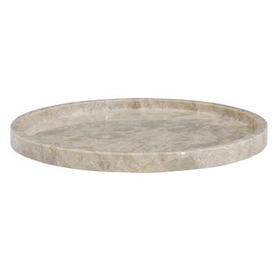 Javiair Marble Decorative Plate - Set of 1