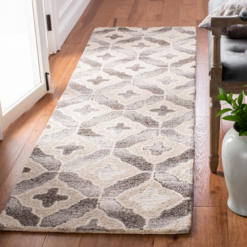 Tapis performance touffeté à la main Herewardus, Tapis de couloir 2 pi 3 po x 8 pi