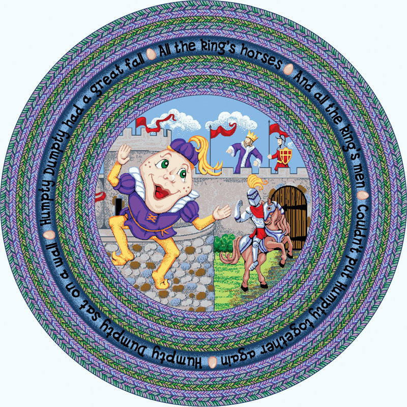 Tapis humpty Just for Kids, Rond 7 pi 7 po
