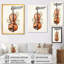 «Brown Brooding», Bourgogne, violoncelle, musique II - musique, art mural-365896675-365896703