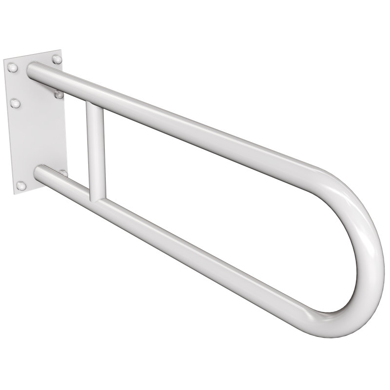 Benoit Semicircular 9cm Grab Bar, White