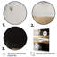 Art mural abstrait sur toile, décor moderne or noir - Joie minimale en noir et or II-716151306