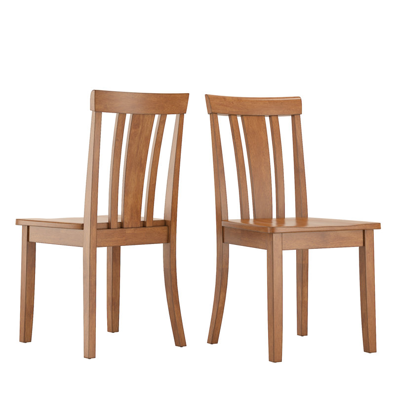 Norita 17.15'' H Solid Wood Side Chair, Oak