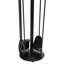 Modern Ember Knoll Fireplace Tool Set - Includes Brush, Shovel, Fire Poker, Tongs, and Stand - Steel-1845165749