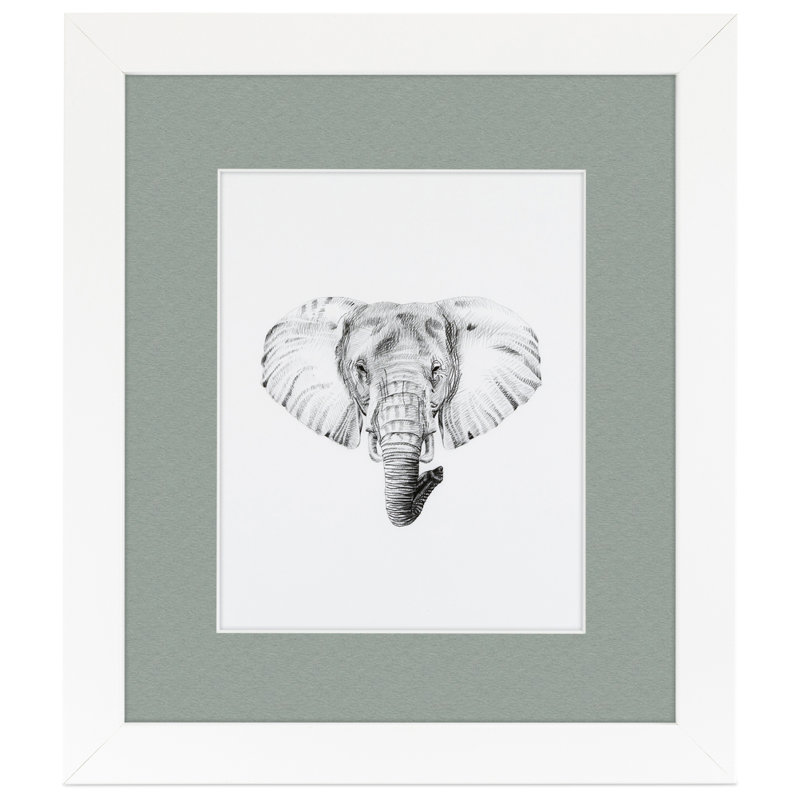 Matte Picture Frame with Mat, Silverpine