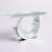 Calderwood Contemporary Glass Abstract Console Table