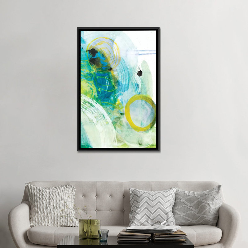 «Take Off II», reproduction sur toile, Toile encadrée noire, Pas de tapis, H 48 po x l 32 po x P 1,5 po