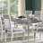 Lesi Dining Table, Platinum