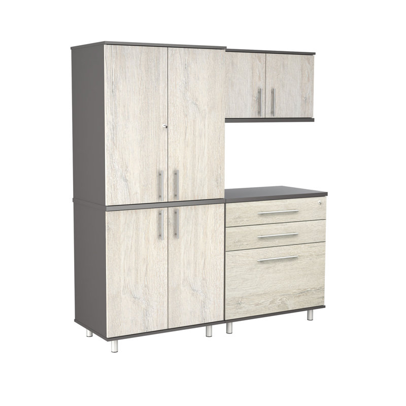 Inval Kratos 3 Piece Garage Storage System