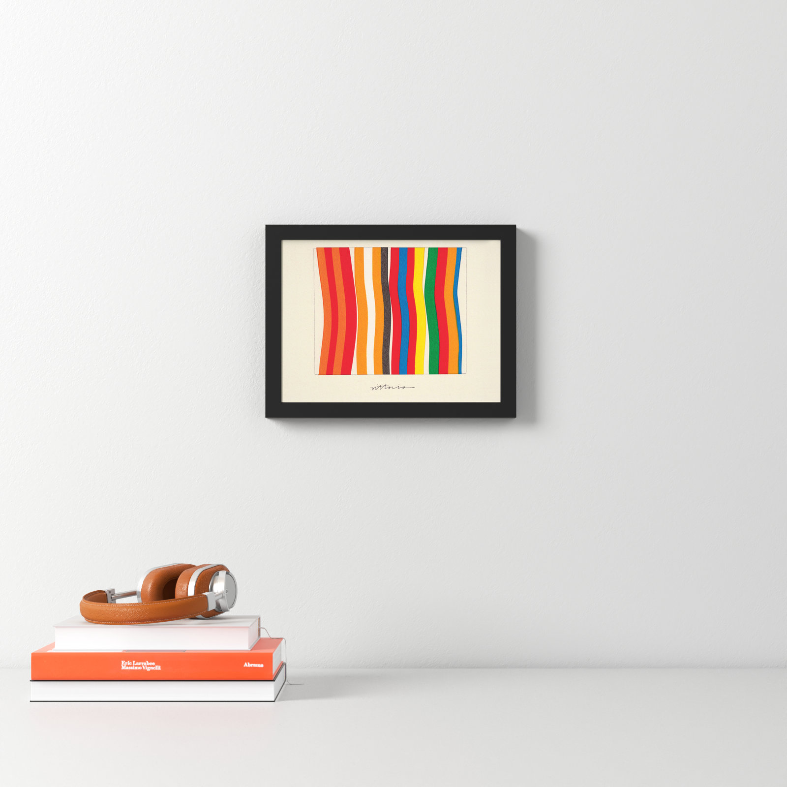 I'm Parallel To Myself by Amber Vittoria, Black, 31" H x 41" W x 1" D