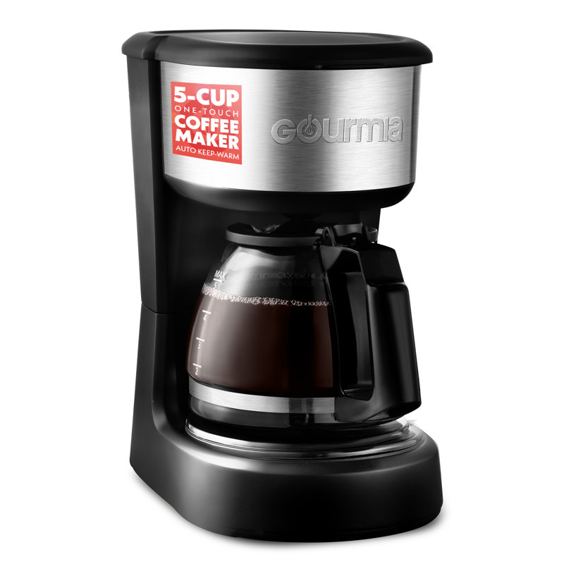 Cafetière à une touche Gourmia 5 tasses avec pause et service automatique