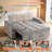 65" Convertible Sleeper Sofa With Pull-Out Bed, Loveseat Sofa Bed with Adjustable Backrest & 360° Swivel Side Table, Gray-821232060