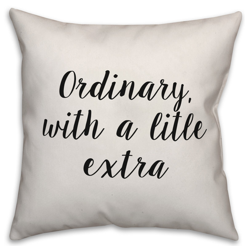 Ordinaire, avec juste un petit coussin supplémentaire, 16 po x 1 po
