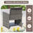 8 PCS Patio Conversation Set with Seat Cushions & Tempered Glass Tabletop, Outdoor -1023142977