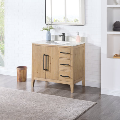 Laurel 35.2" Single Bathroom Vanity Base Only
