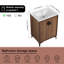 Meuble-lavabo simple avec plateau 24,36 Ahriya