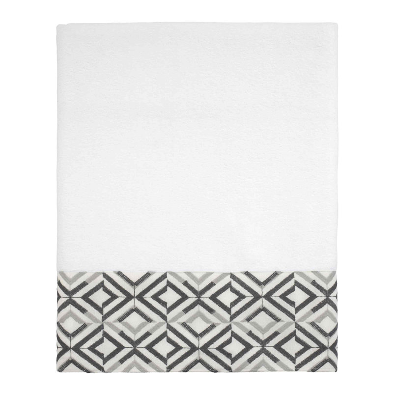 100% Cotton Towel, White, 3 Piece Towel Set