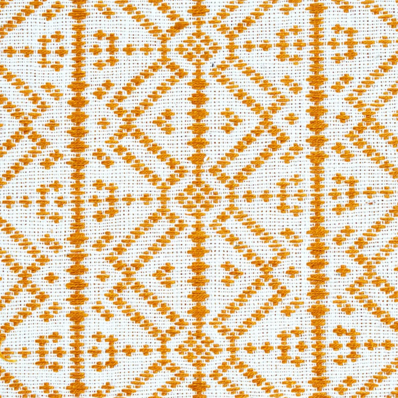 Schumacher x A Rum Fellow Poxte Hand Woven Fabric, Mostaza